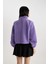 Coool Oversize Fermuarlı Dik Yaka Basic Düz Pelüş Sweatshirt B9836AX23WN 16