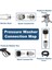 Paslanmaz Çelik Basınçlı Yıkayıcı Hızlı Bağlantı Kiti, M22 14MM Ila 3/8in Hızlı Bağlantı, 3/4in Ila 1/2in Hızlı Serbest Bırakma Adaptörü (Yurt Dışından) 4