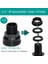 Pvc Bulkhead Fitting Çift Dişli Bulk Başlıklı Su Deposu Konnektörü Yağmur Fıçıları Akvaryumları Su Tankları Küvetler Havuzlar (Yurt Dışından) 4