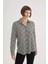 Regular Fit Uzun Kollu Desenli Gömlek I8266AZ24SP 7