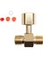 Co2 Tank Adaptörü, Soda Silindir Pirinç Co2 Silindir Tankı W21.8-14 Adaptör Dönüştürücü Tee Adaptörü T-Apactor 1 Ila 2 W21.8-14 (Yurt Dışından) 3