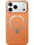 Apple iPhone 17 Pro Max O Stand Spin Vegskin Serisi Magsafe Kılıf - Turuncu 2