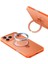 Apple iPhone 17 Pro O Stand Spin Serisi Magsafe Kılıf - Turuncu 5