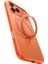 Apple iPhone 17 Pro O Stand Spin Serisi Magsafe Kılıf - Turuncu 6
