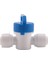 Çap Bilyalı Valf Hızlı Bağlantı Montajı 1/4 x 1/4 Inç Od Valf Su Sistemi (Paket 10) (Yurt Dışından) 1