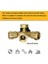 3 Yollu Propan Ayırt Cihazı ve Kapatma Valfi, 3 Y Propan Gaz Aylası, Propan Lp Tank Tee Gauge Adaptörü (Yurt Dışından) 5