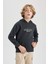 Erkek Çocuk Sırt Baskılı Kapüşonlu Sweatshirt B9015A823CW 8