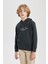 Erkek Çocuk Sırt Baskılı Kapüşonlu Sweatshirt B9015A823CW 10