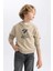 Erkek Çocuk Baskılı Kapüşonlu Sweatshirt 13