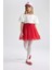 Kız Çocuk Beli Lastikli Kırmızı Tül Etek B6929A824SM 13