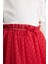Kız Çocuk Beli Lastikli Kırmızı Tül Etek B6929A824SM 16