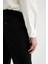 Twill Yazlık Kumaş Pantolon Tapered Fit Normal Kesim Cepli Basic Düz Keten Karışımlı Duble Paça B6585AX24SP 13