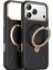 Apple iPhone 17 Pro Max O Stand Spin Vegskin Serisi Magsafe Kılıf - Siyah 1
