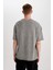 Comfort Regular Fit Rahat Kalıp Bisiklet Yaka Yıkamalı Soluk Efektli Kısa Kollu Tişört B9223AX23WN 11