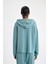 Fit Oversize Geniş Kalıp Modal Kapüşonlu Kanguru Cepli Sporcu Sweatshirt B5206AX24SP 18