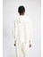 Fit Oversize Geniş Kalıp Modal Kapüşonlu Kanguru Cepli Sporcu Sweatshirt B5206AX24SP 19