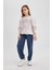 Kız Çocuk Loose Fit Beli Bağcıklı Lastikli Paça Cepli Jogger Eşofman Altı C0309A824SP 14