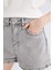 Mom Fit Yüksek Bel Jean Şort C0689AX24HS 11