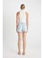 Mom Fit Yüksek Bel Paça Ucu Kesik Jean Şort C0680AX24HS 16
