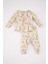 Kız Bebek Desenli Uzun Kollu Pijama Takımı B9238A524SP 7