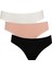 Ribana 3'lü Paketli Basic Düz Brazilian Slip Külot-Fall in Love A3474AX24SM 10