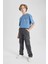 Erkek Çocuk Kargo Fit Standart Paça Twill Pantolon B7162A824SP 7
