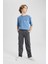 Erkek Çocuk Kargo Fit Standart Paça Twill Pantolon B7162A824SP 8