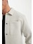 Relax Fit Ceket Mont Polo Yaka Çıtçıtlı Cepli Astarlı C0620AX24SP 12