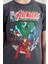 Erkek Çocuk Marvel Avengers Pijama Takımı Kısa Kollu Üst Şort C0992A824SP 13