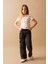 Kız Çocuk Wide Leg Kargo Geniş Paça Jean Pantolon B3433A824SP 11