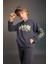 Erkek Çocuk Oversize Geniş Kalıp Kapüşonlu Baskılı Sweatshirt C0359A823CW 6