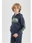 Erkek Çocuk Oversize Geniş Kalıp Kapüşonlu Baskılı Sweatshirt C0359A823CW 9
