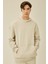 Comfort Regular Fit Rahat Kalıp Kapüşonlu Kanguru Cepli Basic Düz Sweatshirt B4446AX24SP 6