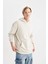 Comfort Regular Fit Rahat Kalıp Kapüşonlu Kanguru Cepli Basic Düz Sweatshirt B4446AX24SP 10