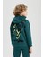 Erkek Çocuk Oversize Geniş Kalıp Sırt Baskılı Kapüşonlu Sweatshirt C0354A823CW 13