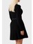 Ls Cn Flare Fit Bisiklet Yaka Kemer Detaylı Mini Triko Elbise W5BK68Z2YJ2 Bayan Elbise W5BK68 Z2YJ2 Jblk 3
