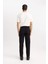 Yazlık Kanvas Pantolon Straight Fit Normal Kalıp Normal Bel Boru Paça Basic Düz Cepli 16