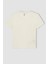 Kız Çocuk Slim Fit Dar Kesim Bisiklet Yaka Ribana Kısa Kollu Tişört C0104A824SM 16