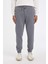 Jogger Eşofman Altı Standart Fit Basic Düz Beli Bağcıklı Lastikli Paça Cepli 15