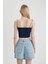Coool Fitted Fitilli Kaşkorse Yıkamalı Soluk Efektli Basic Düz Atlet B9297AX24SM 18