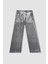 Kız Çocuk Wide Leg Geniş Bol Paça Parlak Jean Pantolon C2019A824SP 18