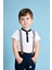 Erkek Bebek 2'li Takım Müslin Pantolon Pantolon Askısı 11