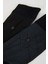 Erkek Dikişsiz Metal Pinli Ultra Soft 2'li Bambu Premium Uzun Çorap C2535AXNS 11