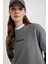 Regular Fit Bisiklet Yaka Baskılı Uzun Kollu Sweatshirt Tunik C0118AX24SP 13