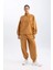 Fit Jogger Eşofman Altı Loose Fit Cepli Beli Paçası Lastikli Standart Boy B4214AX24SP 10