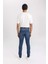 Carlo Skinny Fit Ekstra Dar Kalıp Normal Bel Ekstra Dar Paça Jean Pantolon C0688AX24SP 14