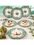 Majestic Green 6'lı Pasta Tabağı Seti 3