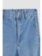Kız Çocuk Wide Leg Kargo Geniş Paça Jean Pantolon B9821A824SM 20