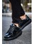 Estrella Premium Erkek Sneaker Siyah Rugan 1