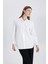 Relax Fit Poplin Uzun Kollu Gömlek Tunik B8314AX24SP 12